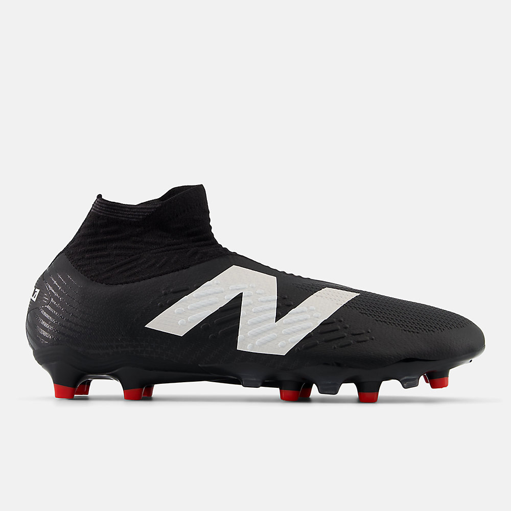 New Balance TEKELA PRO FG V4+ Shoes Black with White and True Red